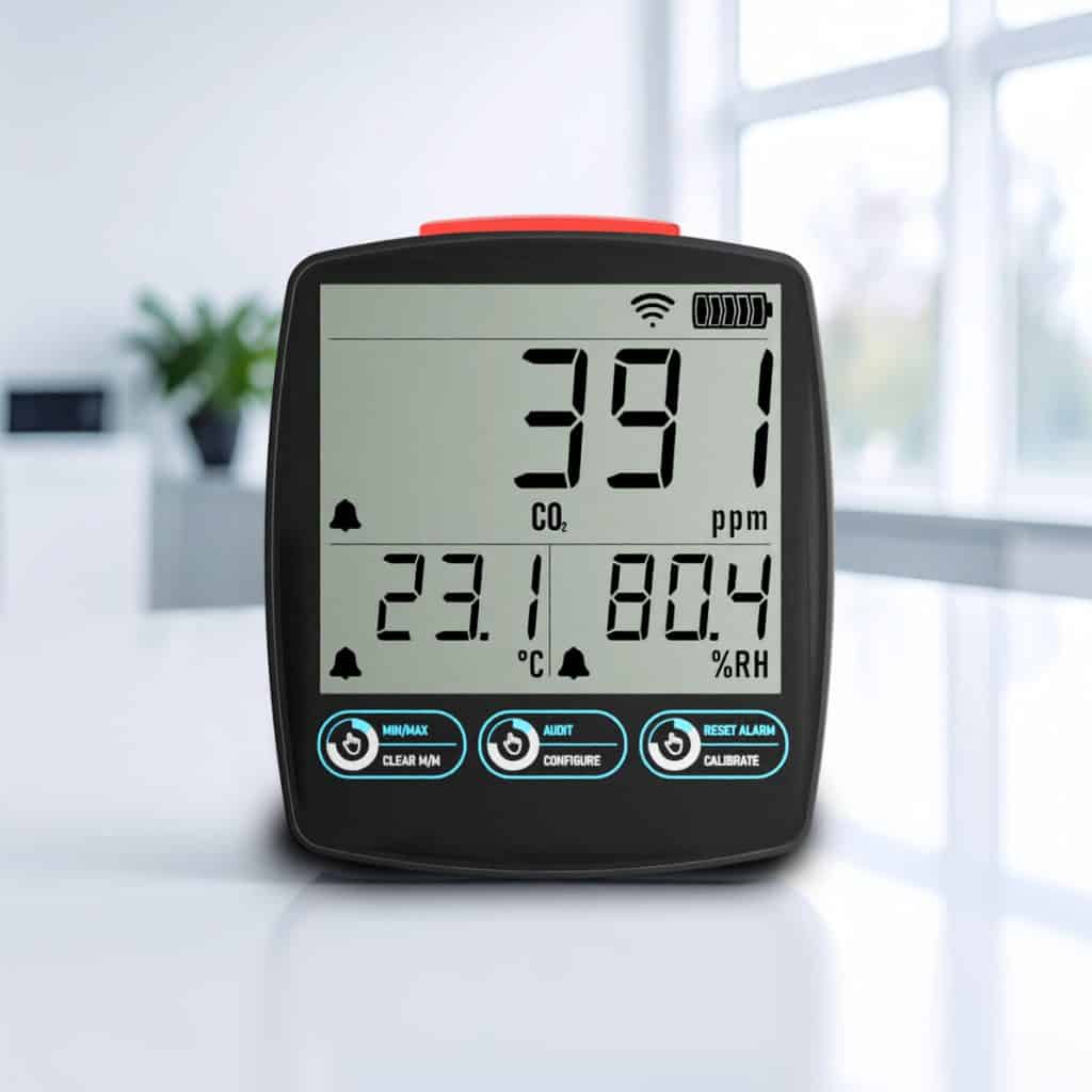 Lascar Electronics | EL-WiFi-CO2 | Air Quality Monitoring | Homepage Still