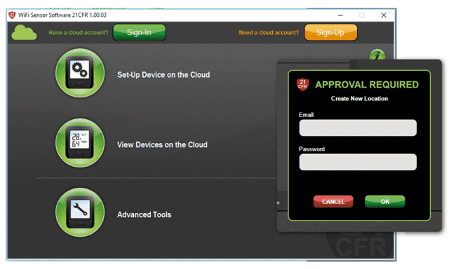 EasyLog 21CFR WiFi Software | EasyLog Wireless Data Loggers