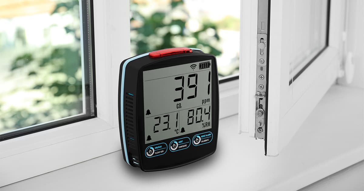 New Wireless CO2 and Indoor Air Quality Data Logger