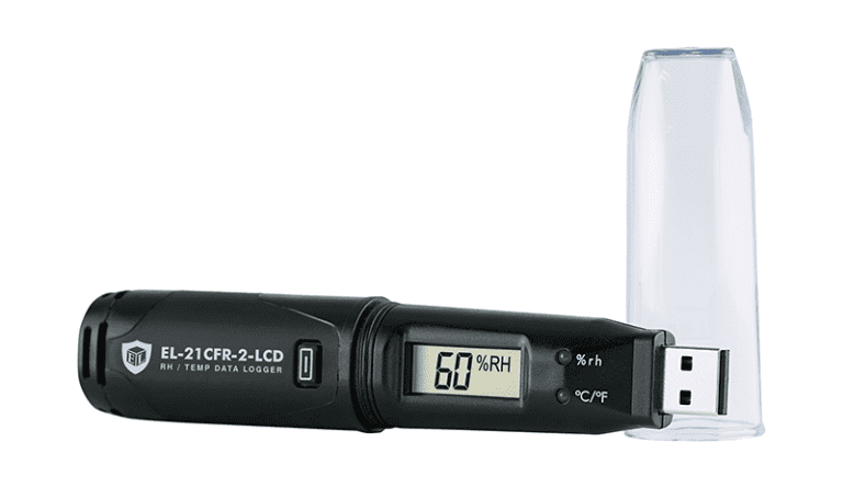 EL-21CFR-2-LCD | 21CFR Temperature & Humidity Data Logger