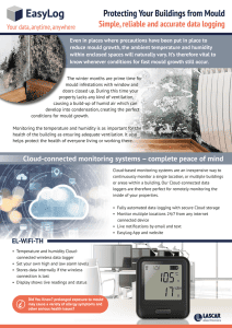 Protecting your buildings from mould through data logging