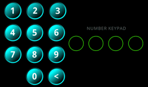 Number keypad